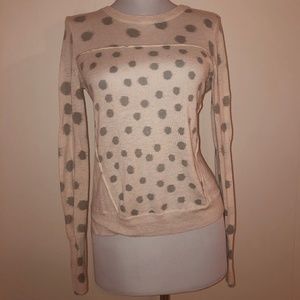 Rebecca Taylor Pink Dots Sweater